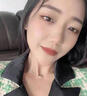 栢啟歆項鏈 大小珍珠百搭項鏈女輕奢高級感鎖骨鏈生日禮物送女友送老婆 兩顆珍珠項鏈【白金色】 曬單實拍圖