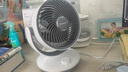 夏普（SHARP)小風(fēng)鈴空氣循環(huán)扇電風(fēng)扇家用小型桌面臺(tái)式宿舍臥室辦公室靜輕音抑菌扇葉搖頭臺(tái)扇PJ-CA230B-A 曬單實(shí)拍圖