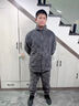 俞兆林睡衣男士秋冬季珊瑚絨加絨加厚絨可外穿保暖學(xué)生家居服24年新款 NSCJF-L006深灰方格拉鏈（主推款 XL （130斤-150斤） 曬單實拍圖