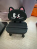 米聆會(huì )手機支架手機架桌面可愛(ài)黑貓萌寵喵手機平板ipad支架辦公室宿舍家用創(chuàng  )意卡通小擺件追劇節日禮物 【黑色貓咪】小椅子手機支架 尺寸：長(cháng)11cm寬8cm高7cm 曬單實(shí)拍圖