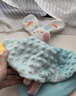 澳貝（auby）新生兒見面禮盒實用嬰兒玩具床掛搖鈴牙膠萌兔安撫巾玩偶滿月禮物 曬單實拍圖
