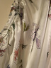 絲界真絲睡衣娃娃公主裙夏季薄款短袖睡裙女絲綢印花家居服七夕禮物 曬單實拍圖