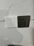 施耐德電氣 五孔插座帶雙控開關(guān) 86型一開雙控5孔插座面板 珍鉑系列絲絨白色 曬單實(shí)拍圖
