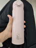 SNOOPY保溫杯316L不銹鋼大容量車載彈跳蓋杯子學(xué)生耐摔便攜吸管水杯 曬單實(shí)拍圖