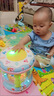 梵達(dá)森（FAN DA SEN）手拍鼓嬰兒0一1歲玩具寶寶音樂拍拍鼓早教益智2-3兒童6個(gè)月以上九 【USB充電】大號(hào)木馬鼓-藍(lán)(672個(gè)內(nèi)容) 曬單實(shí)拍圖