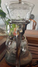 正揚(yáng)玻璃自動(dòng)茶具懶人整套磁吸茶壺防燙高檔泡茶器功夫杯茶盤套裝家用 自動(dòng)(迎客)+金色把杯 曬單實(shí)拍圖