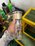 寶威瑪（BVGMAV）玻璃杯英國(guó) 水杯家用茶水分離雙層隔熱透明玻璃高檔泡茶杯子300ml 曬單實(shí)拍圖