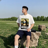 WASSUP UOSNE短袖T恤男女情侶裝美式潮高定sorona350克7A級抗菌UPF50+免燙抗皺 蒙娜麗莎的口罩-高定白 L 【建議120-135斤】 曬單實拍圖
