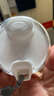 特百惠（Tupperware）晶彩mini塑料杯280ML 男女學(xué)生夏季水杯子兒童雙飲口便攜 珍珠白 曬單實(shí)拍圖