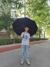 TTK全自動(dòng)雨傘大號(hào)環(huán)扣傘免持男士折疊雙骨加固結(jié)實(shí)防曬傘女晴雨兩用 星空黑【雙骨加固+直徑125cm] 曬單實(shí)拍圖