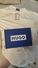 雨果博斯（HUGO BOSS）男士logo標(biāo)識棉質(zhì)圓領(lǐng)短袖T恤 2件裝 黑/白 50522383 960 XL 曬單實拍圖