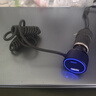 品勝車載充電器伸縮一拖二點煙器快充自帶彈簧伸縮充電線汽車轉(zhuǎn)換器 曬單實拍圖