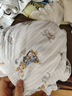 三福女夏季柔軟優(yōu)可絲萌趣卡通睡衣套裝 寬松家居服女497880 白色 M 曬單實(shí)拍圖