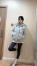 雅鹿短款羽絨服女2025秋冬新款可拆卸帽石墨烯滿(mǎn)背蓄熱保暖時(shí)尚外套 曬單實(shí)拍圖