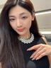 DRAGBOLL鉆戒一克拉人工培育鉆石戒指戒真鉆送女友生日七夕情人節(jié)禮物 D色 VS1-30分 白18K金鉆戒（指圈號詢客服） 曬單實拍圖