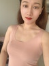夢(mèng)特嬌無(wú)痕莫代爾背心女內(nèi)搭薄款小吊帶無(wú)袖打底衫冰絲涼感緊身汗衫夏季 【圓領(lǐng)】仲夏粉 L 【適合100-120斤】 曬單實(shí)拍圖