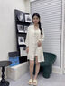 莫代爾【2套】情侶睡衣夏季款女冰絲純欲性感帶胸墊睡裙男士家居服套裝 DA22165吊帶睡袍-香檳色 一男一女 M 女+男L 曬單實(shí)拍圖