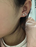 兩世歡S999足銀五角星耳釘女輕奢高級(jí)感養(yǎng)耳洞耳飾2025新款純銀耳飾禮物 【S999銀星星耳釘】6mm一對(duì) 曬單實(shí)拍圖