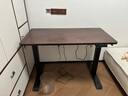 樂(lè )歌電動(dòng)智能升降桌電腦桌站立辦公工作臺學(xué)習桌家用書(shū)房臥室書(shū)桌E3 【橡膠木】胡桃木色桌板+黑腿 【全國包安裝】1.2*0.6米 曬單實(shí)拍圖