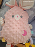 澳貝（auby）嬰幼兒安撫巾豆豆絨小兔子毛絨安撫玩偶玩具新生兒安撫毛絨巾禮物 花生兔安撫玩偶461558A 曬單實(shí)拍圖