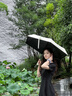 覓雨missrain口袋防曬傘晴雨兩用黑膠防紫外線(xiàn)太陽(yáng)傘輕便折疊雨傘 奶蓋白 曬單實(shí)拍圖