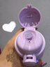 Hello Kitty凱蒂貓兒童雙飲水杯帶吸管保溫杯小直飲口小學生上學專用女大學生 一蓋雙飲】500ML紫色庫洛米 曬單實拍圖