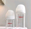 貝親（Pigeon）玻璃奶瓶寬口徑防脹氣240ml M號奶嘴 3月+ AA187  曬單實拍圖