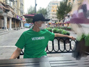 VETEMENTS25新款重磅榻榻米繡花純棉100%t短袖t恤男女士高檔輕奢 65352005 黑色 L 曬單實(shí)拍圖