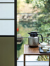 塔馳密司（TOUCH MISS）純鈦燜茶壺家用高檔老白茶悶泡壺辦公室大容量保溫泡茶壺定制禮品 皓月銀1100ml+配6個(gè)小鈦杯 曬單實(shí)拍圖