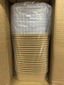特美居（temeiju）一次性飯盒方形750型*20套食品級(jí)快餐野餐盒水果牛皮紙打包盒帶蓋 曬單實(shí)拍圖