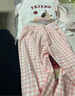 英博倫女童睡衣春夏薄款兒童家居服女孩夏季空調(diào)服 20900 淺粉  140 曬單實(shí)拍圖