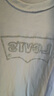 Levi's李維斯夏季女士休閑簡約clean fit通勤刺繡圓領純棉短袖T恤 芋泥紫 0019G-0001 S 曬單實拍圖