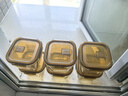 LUNTAYO日本凍湯盒食品級高硼硅玻璃高湯分裝冷凍儲存冰箱密封收納保鮮盒 方形900ml-6個(gè)裝 食品級高硼硅 曬單實(shí)拍圖