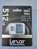 Lexar雷克沙TF卡 運動(dòng)相機高速卡大疆無(wú)人機pocket3內存卡gopro存儲卡micro sd卡 512G SilverPlus 讀速205MB/s TF卡+雙接口讀卡器【速度205MB/s】 曬單實(shí)拍圖