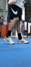 亞瑟士ASICS羽毛球鞋男女同款舒適穩定耐磨透氣抓地運動(dòng)鞋 RIVRE CF 白色/黑色 40.5 曬單實(shí)拍圖