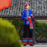 馨蘭芙曼廣西三月三民族服裝大人廣西壯族服裝女三月三民族演出服飾少數(shù)民 鈴鐺款成人男藍(lán)色 男160尺碼 均碼 曬單實拍圖