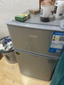 奧克斯小冰箱家用小型迷你冷藏冷凍兩用出租房宿舍用節(jié)能省電寢室辦公室電冰箱 【熱賣款 升級(jí)凈化去味】22A126DW銀 曬單實(shí)拍圖