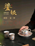 蘇氏陶瓷（SUSHI CERAMICS）敦煌鎏銀茶具套裝國家非遺傳承人陳德生作品一壺兩杯帶壺承禮盒裝 曬單實(shí)拍圖