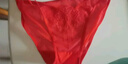 黛覽絲內(nèi)褲女可入插內(nèi)入全透明少婦夫妻內(nèi)褲內(nèi)褲女性感迷人誘惑蕾絲無痕奶油少女夢純欲可愛輕薄舒適三角褲 819黑色o紅色 M_體重80-120斤 曬單實(shí)拍圖