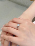 IDC18k金四爪1克拉戒指人工培育鉆石結婚pt950鉑金鉆戒情人生日禮物 PT950鉑金【D色/VVS/NGIC證書(shū)】 1克拉【重金版】 曬單實(shí)拍圖