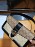 蔻馳（COACH）【官方授權(quán)店】coach女包酒神包腋下手提單肩斜挎包送女友老婆 5509IMRKY卡其色黑色 曬單實拍圖