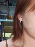 凰飾麗（PHOENIXSILY）耳環(huán)女2025年新款純銀高級(jí)感養(yǎng)耳朵七夕情人節(jié)禮物送女生女友老婆 小雛菊【代寫(xiě)賀卡】 曬單實(shí)拍圖