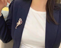 紀詩(shī)哲中國風(fēng)氣質(zhì)胸針套裝高檔胸花別針女士西裝配飾生日禮物送老婆女友 中國風(fēng)胸針三件套 曬單實(shí)拍圖