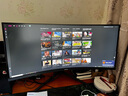 海信34英寸帶魚屏 180Hz高刷 1000R曲率 104%DCI-P3 HDR400 WQHD 曲面電競顯示屏 顯示器 34G6K 曬單實拍圖