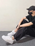 Lee/Modern 男鞋百搭男士休閑鞋舒適鞋子運(yùn)動小白鞋黑白熊貓低幫板鞋 白色 41 【皮鞋碼=偏大1碼】 曬單實(shí)拍圖
