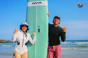 AQUAPLAY連體泳衣女長袖新款防曬速干沖浪服顯瘦遮肚三角游泳裝潛水服 白色露背連體長袖泳衣 M (96-110斤 ) 曬單實拍圖