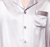 絲界商場(chǎng)同款重磅真絲睡衣男100%桑蠶絲情侶家居服衣褲套裝七夕禮物 曬單實(shí)拍圖