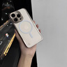 班羅爾 蘋果16promax手機殼iPhone16Pro保護套磨砂透明背板金屬邊框海馬扣磁吸全包防摔簡約輕奢男女款 黑色【海馬扣*全包防摔】 iPhone 16 Pro Max 曬單實拍圖