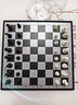 贏(yíng)八國際象棋黑白磁性折疊棋盤(pán)學(xué)生比賽專(zhuān)用跳棋兒童成人教學(xué)用棋大號 大號教學(xué)款【29*29cm】 曬單實(shí)拍圖