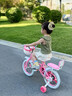 小馬寶莉兒童自行車3-6歲兒童單車小孩自行車女幼兒生日禮物男童車自行車 【柔柔聯(lián)名】加寬閃光輪/禮包 14寸適合90-110cm 曬單實(shí)拍圖